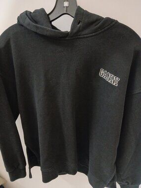 GANNI Black Classic Hoodie